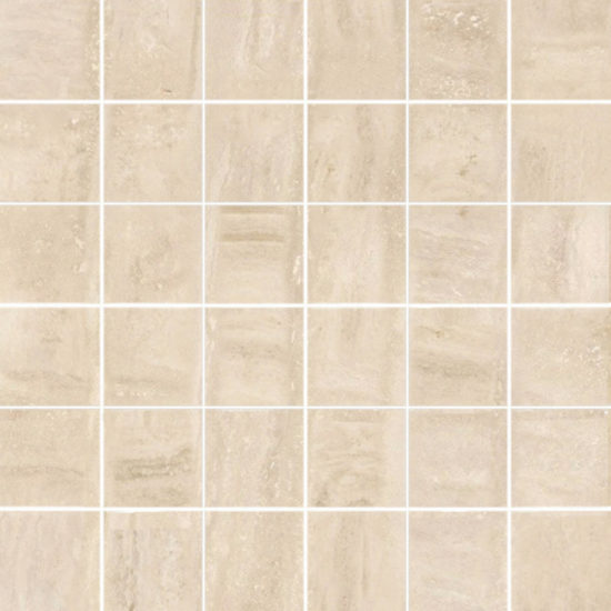 Crema Navona Polished 2X2 Mosaic | Alita Tile