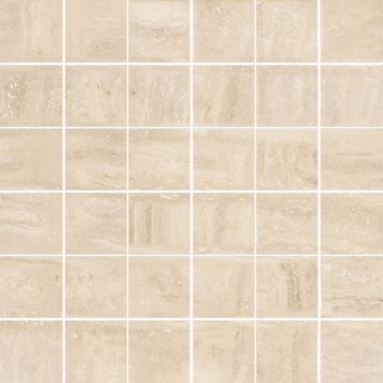Crema Navona Polished 2X2 Mosaic | Alita Tile