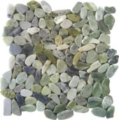 Crystal Green Semi-Precious Stone Interlocking Mosaic | Alita Tile
