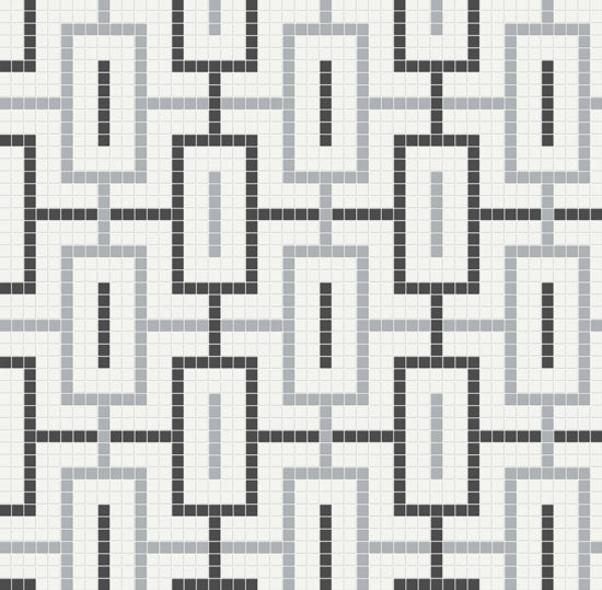 Dawn Blend Matte Chain Pattern Mosaic | Alita Tile