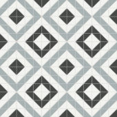 Dawn Blend Matte Cubic Pattern Mosaic | Alita Tile