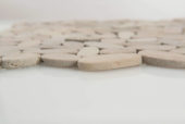 Driftwood Tan Flat Pebble | Alita Tile