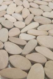 Driftwood Tan Flat Pebble | Alita Tile