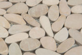 Driftwood Tan Flat Pebble | Alita Tile