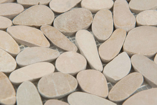 Driftwood Tan Flat Pebble | Alita Tile