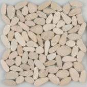 Driftwood Tan Flat Pebble | Alita Tile