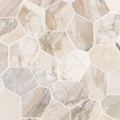 Dynasty Almond Polished/Matte 11X12 Eggs Mosaic | Alita Tile