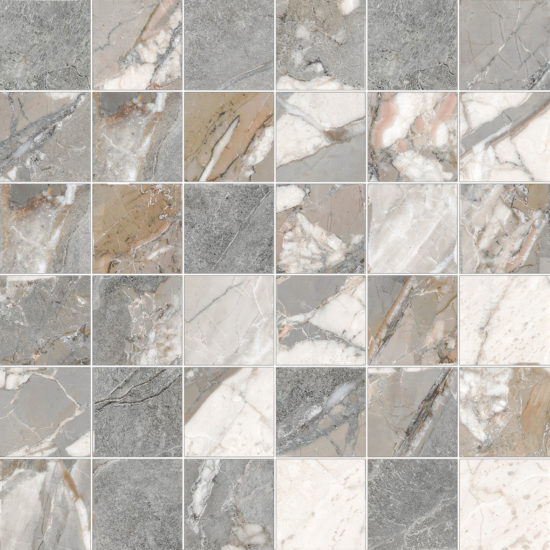 Dynasty Grey 2X2 Mosaic | Alita Tile