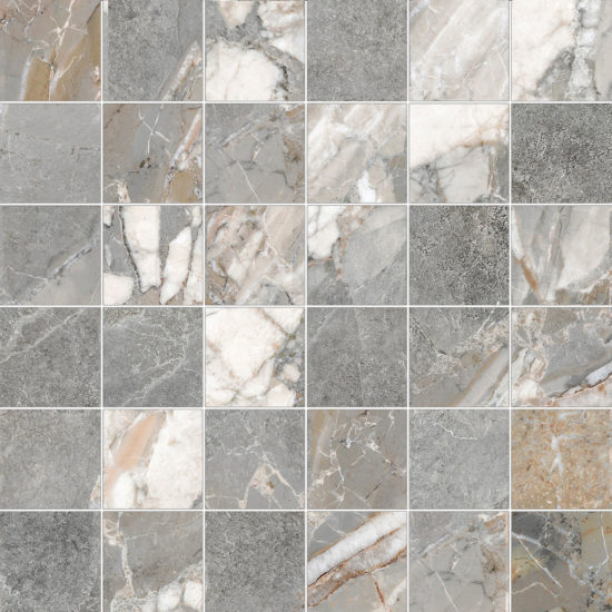 Dynasty Grey 2X2 Mosaic | Alita Tile