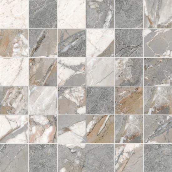 Dynasty Grey 2X2 Mosaic | Alita Tile