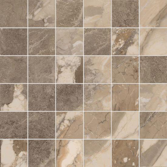 Dynasty Taupe 2X2 Mosaic | Alita Tile