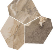 Dynasty Taupe Polished/Matte 11X12 Eggs Mosaic | Alita Tile