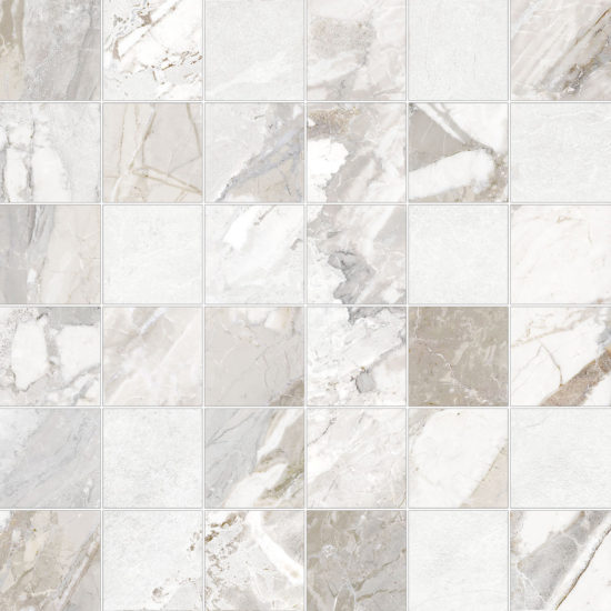 Dynasty White 2X2 Mosaic | Alita Tile