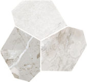 Dynasty White Polished/Matte 11X12 Eggs Mosaic | Alita Tile