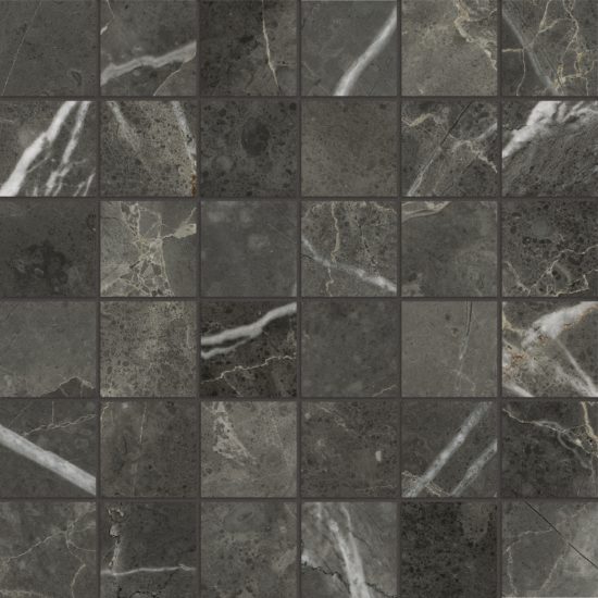 Florence 2X2 Carbon Matte Mosaic | Alita Tile
