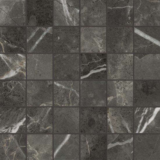 Florence 2X2 Carbon Matte Mosaic | Alita Tile