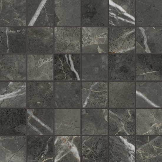 Florence 2X2 Carbon Matte Mosaic | Alita Tile