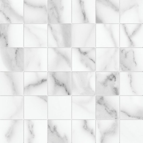 Florence 2X2 Statuario Matte Mosaic | Alita Tile