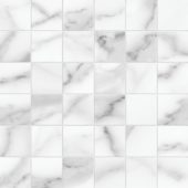 Florence 2X2 Statuario Matte Mosaic | Alita Tile