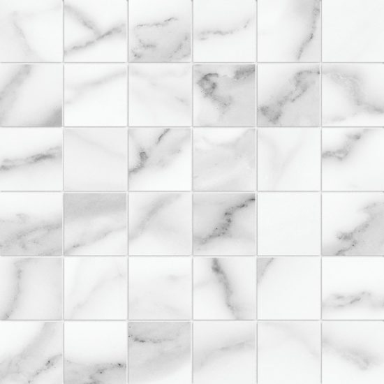 Florence 2X2 Statuario Matte Mosaic | Alita Tile