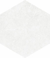 Form 5.5X6.3” White Hexagon | Alita Tile