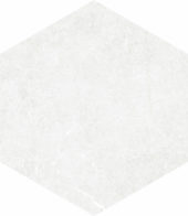 Form 5.5X6.3” White Hexagon | Alita Tile
