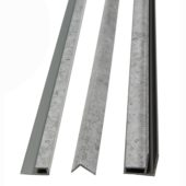 Frost Nickel 94" Trim Kit, 2 Inside Comers, 2 J Trims,  2 L Trims | Alita Tile