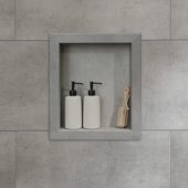 Frost Nickel Shower Niche 14.5x12 Inside | Alita Tile