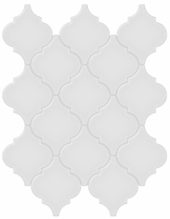 Gallery Grey Glossy Arabesque Mosaic | Alita Tile