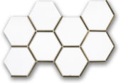 Gilded Hex Mosaic | Alita Tile