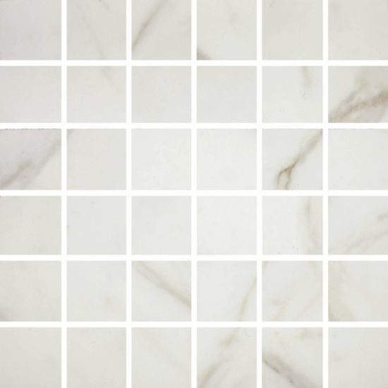Golden Calacatta Matte 2X2 Mosaic | Alita Tile