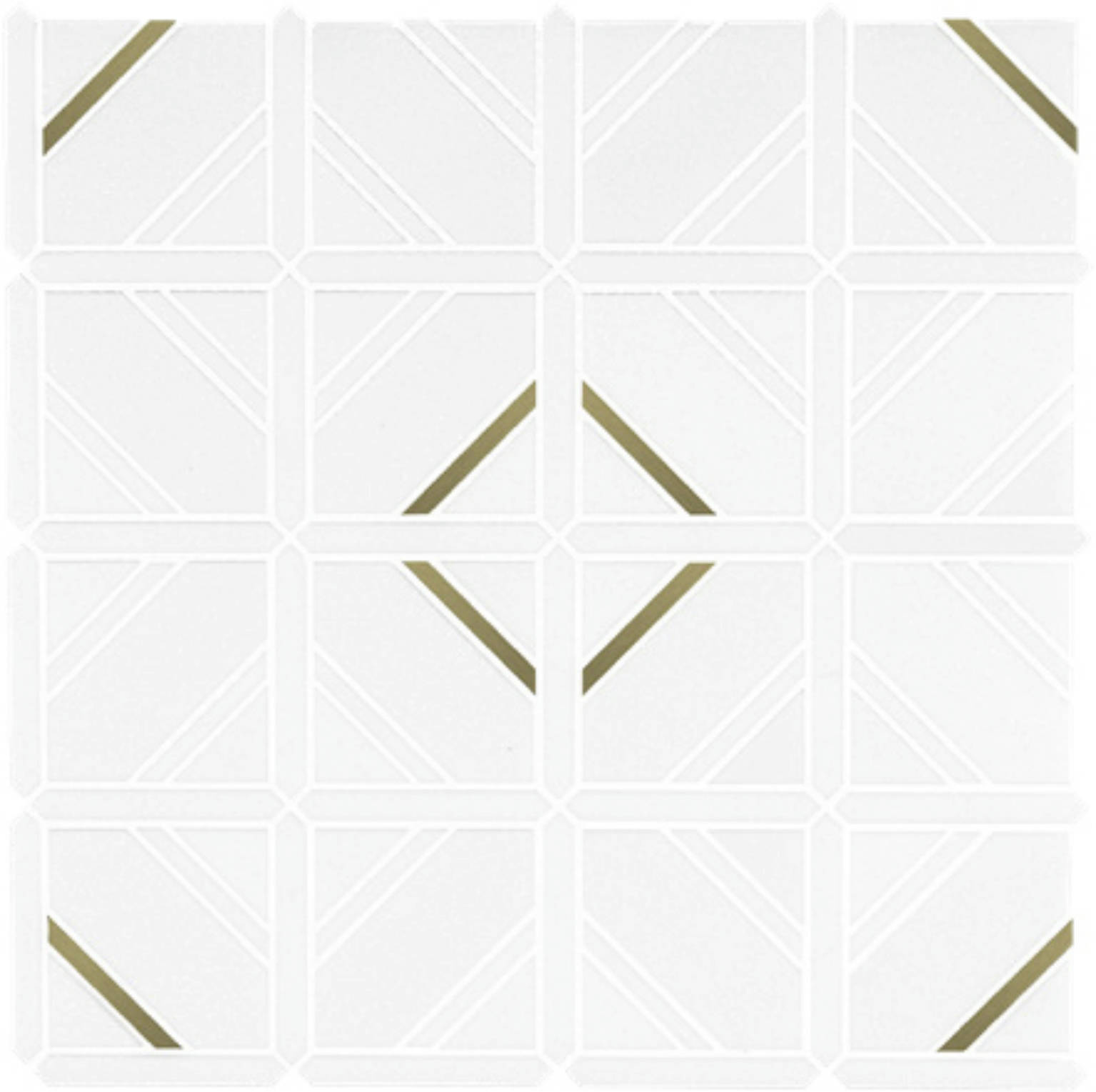 Golden Halo Mosaic | Alita Tile