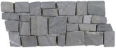 Grey Cubic Marble Opus Interlocking Border | Alita Tile