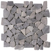 Grey Mini Opus Interlocking Mosaic | Alita Tile