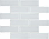 Ice 2X6 Brick Mosaic | Alita Tile
