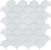 Ice Scallop Mosaic | Alita Tile