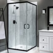 Iced Pewter Shower Wall Kit 36x60x78 | Alita Tile