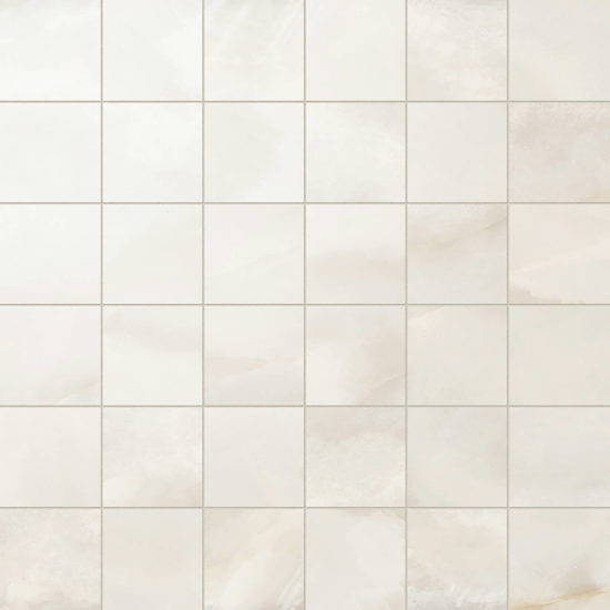 Intrigue Ivory Matte 2x2 Mosaic | Alita Tile