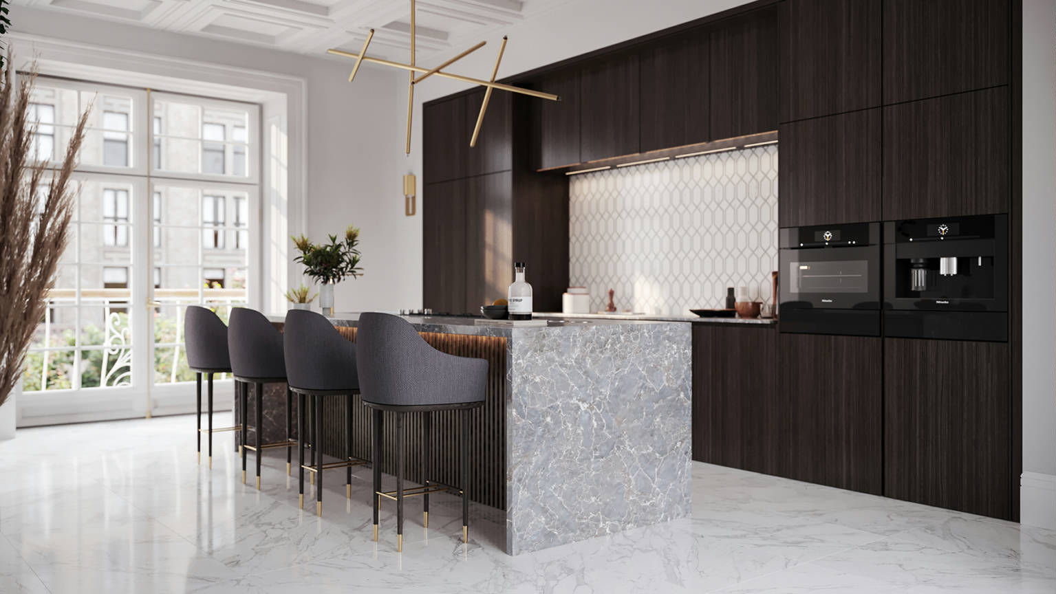 Luxury Milano Statuario 24x48 2 | Alita Tile