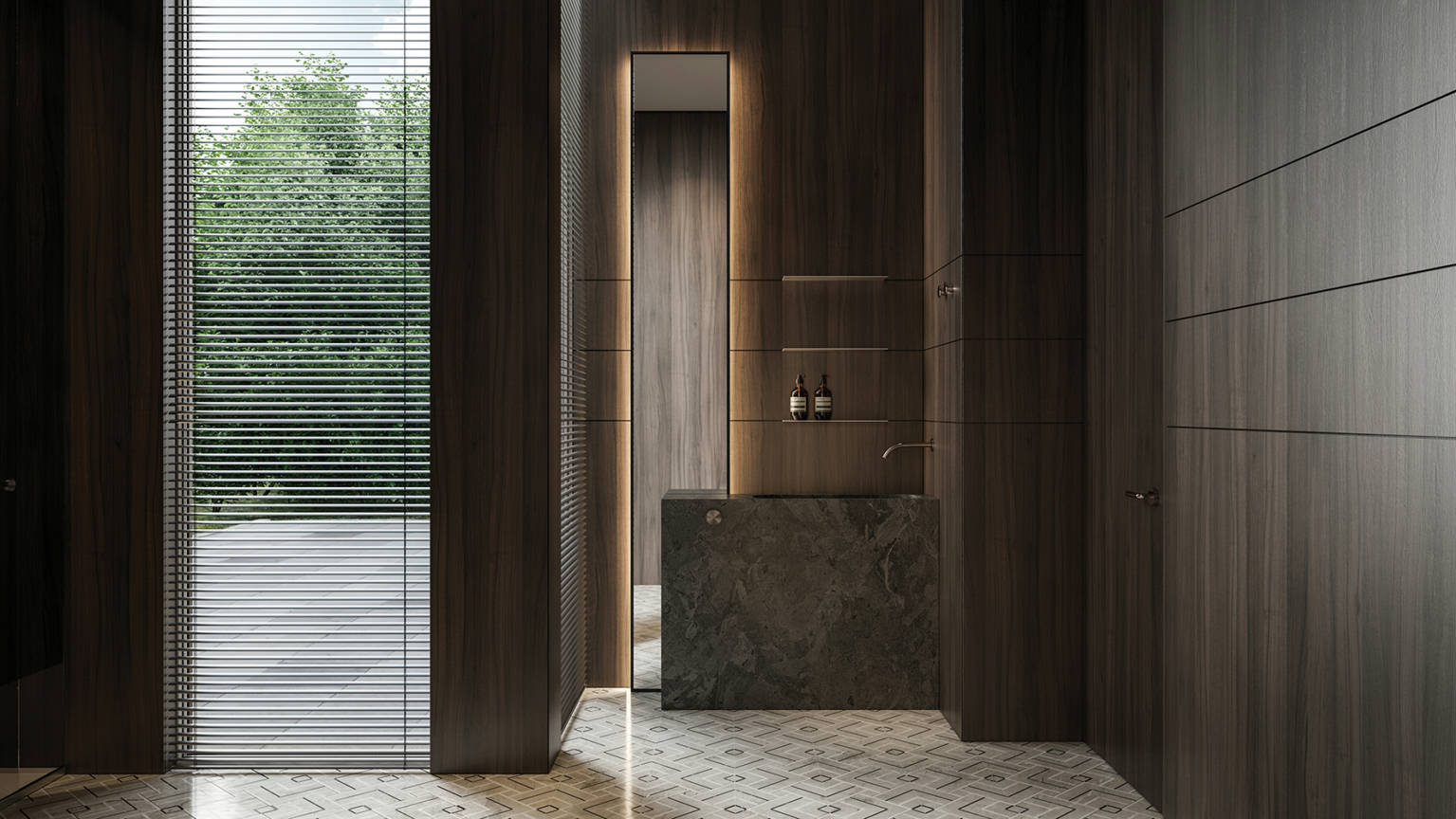 Luxury Roma Argento Picco Mosaic | Alita Tile