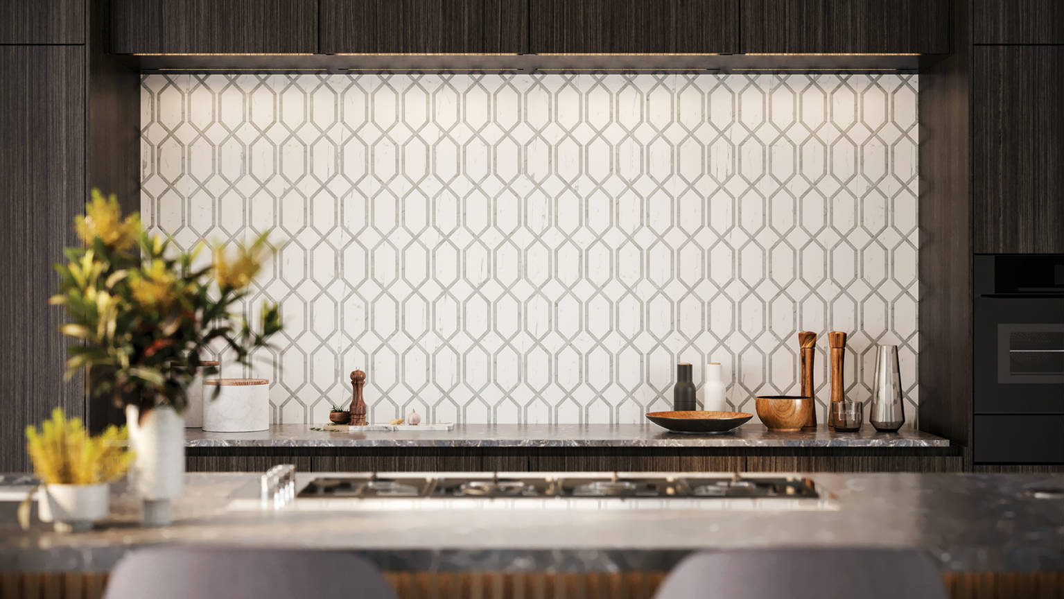 Luxury Statuario Venezia Modella Mosaic | Alita Tile