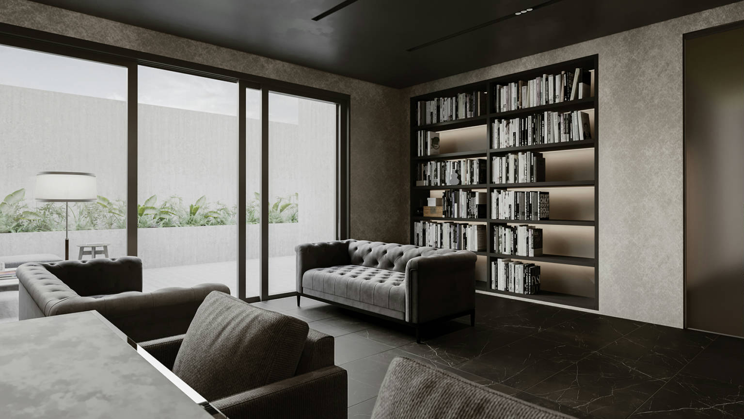 Luxury Tivoli Nero 24x48 2 | Alita Tile