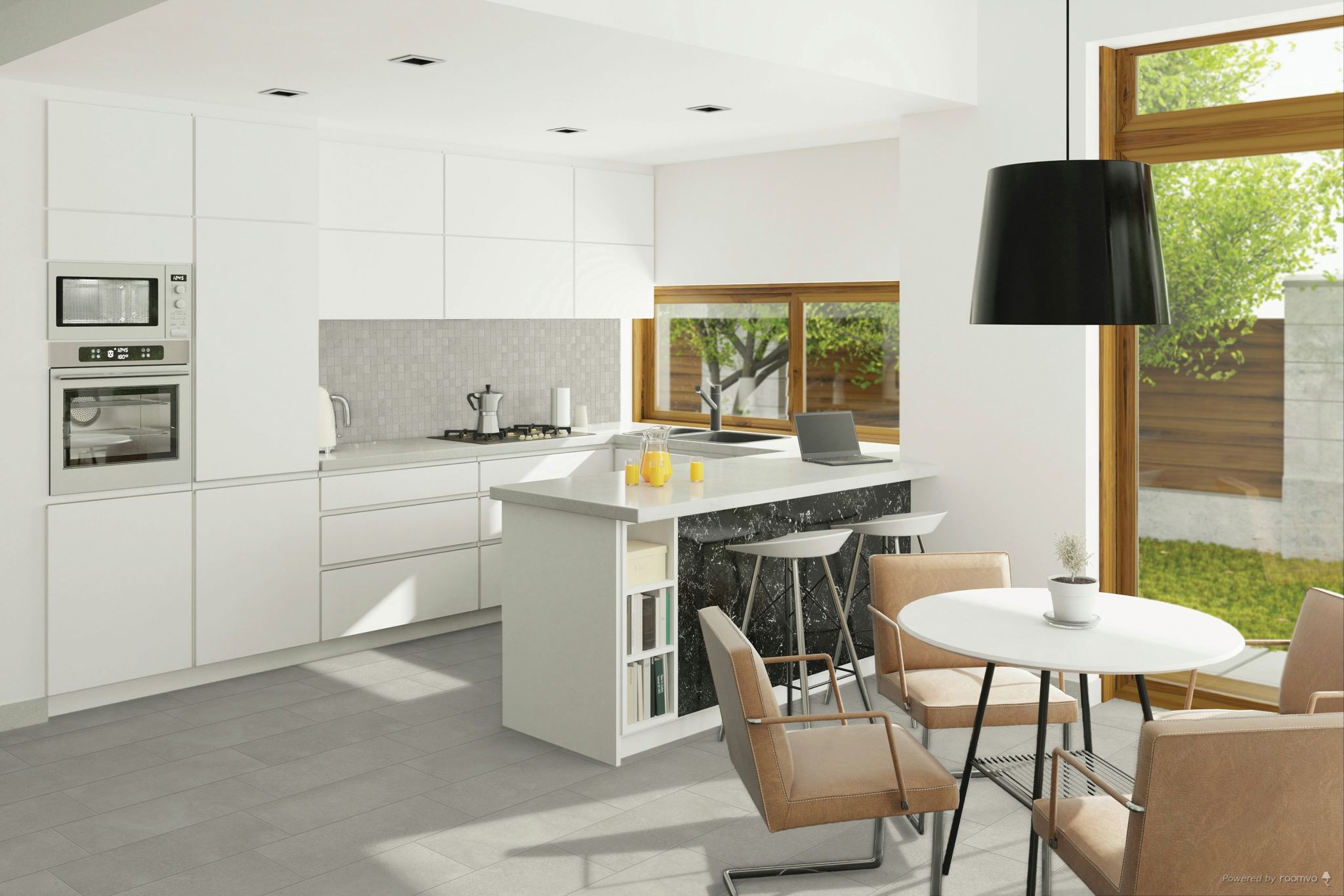 Madison 12x24 and 2x2 Glacier Matte 2 | Alita Tile