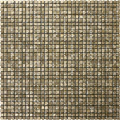 Mini Hexagon Gold Aluminum Mosaic | Alita Tile