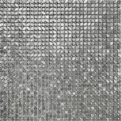 Mini Hexagon Silver Aluminum Mosaic | Alita Tile