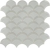Mist Scallop Mosaic | Alita Tile
