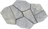 Opus Light Grey Marble Meshed Mounted Mosaic | Alita Tile
