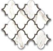 Polished Adoration Arabesque Mosaic | Alita Tile