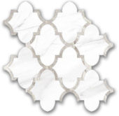 Polished Infatuation Arabesque Mosaic | Alita Tile