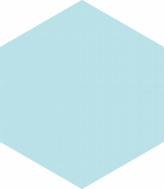 Ronda 5.5X6.3” Aqua Hexagon | Alita Tile